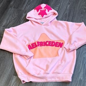 Aelfriceden Pink Star Hoodie size Xs